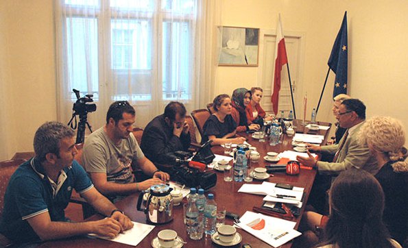 Spotkanie z dziennikarzami tureckimi