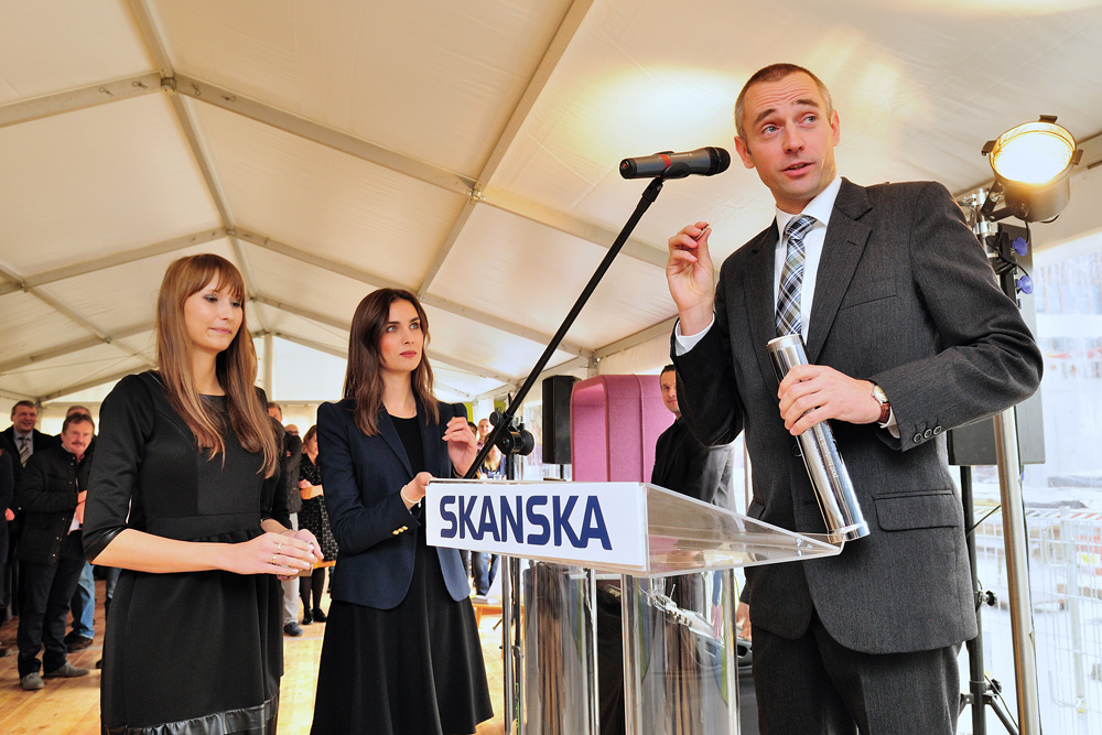 Łukasz Kaleciński, dyrektor regionalny Skanska Property Poland.