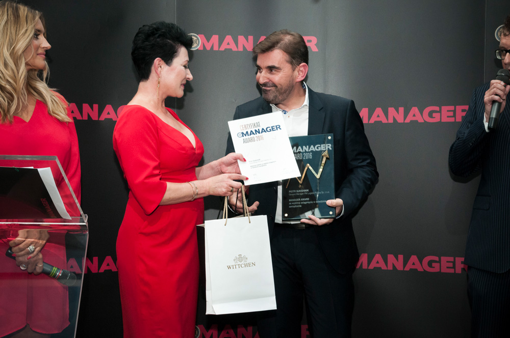 Manager Award 2016 dla Piotra Sukiennika 