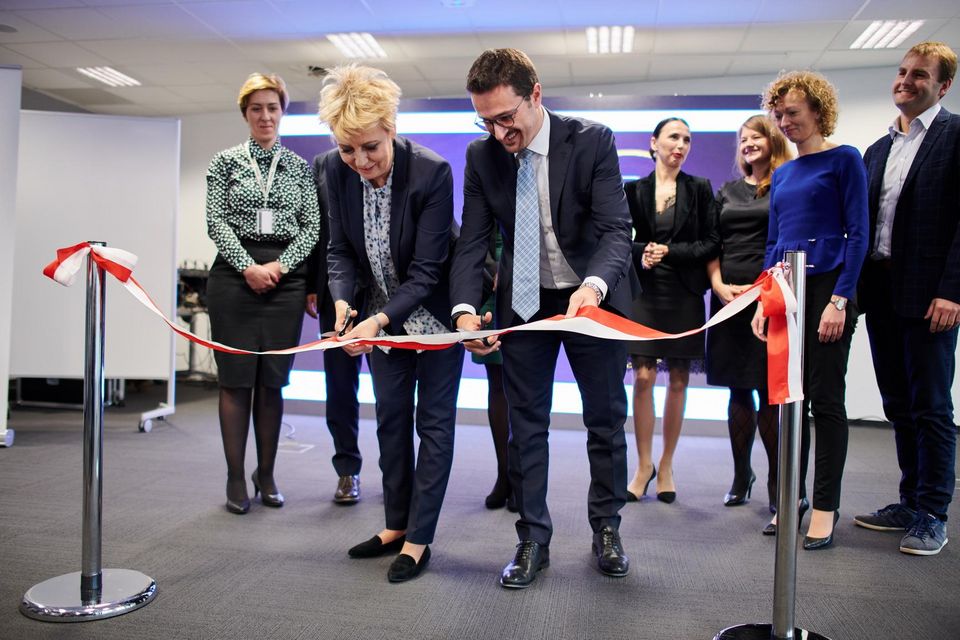 Oficjalne otwarcie nowego Centrum Usług Wspólnych dla Finansów Whirlpool Corporation EMEA , fot. Sebastian Glapiński / UMŁ 