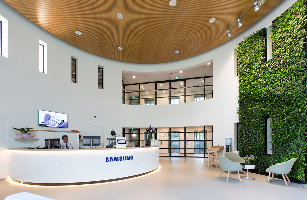 Dwustrefowe biuro Samsung od Tétris