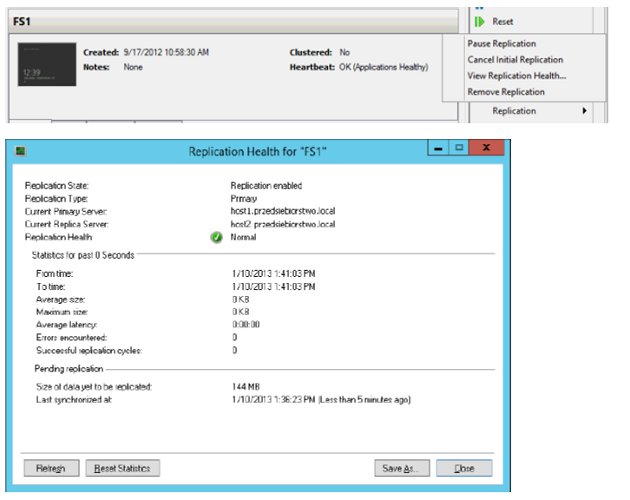 Windows Server 2012 Hyper-V Replica.