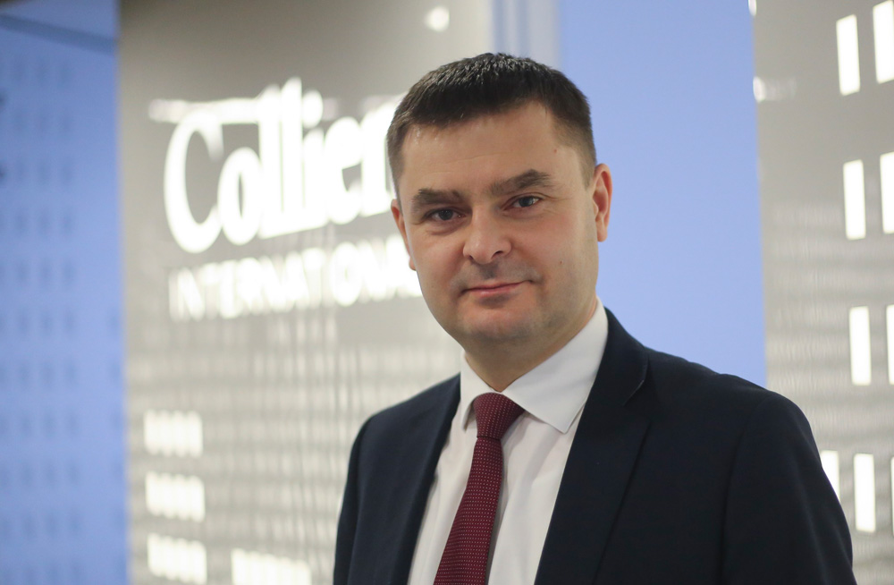 Marcin Włodarczyk, dyrektor regionalny Colliers International w Łodzi.