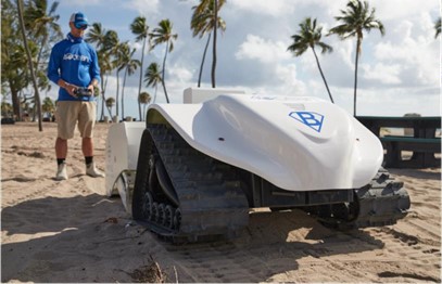 4ocean and Poralu Marine Debut First of Its Kind Robot for Beach Cleanups