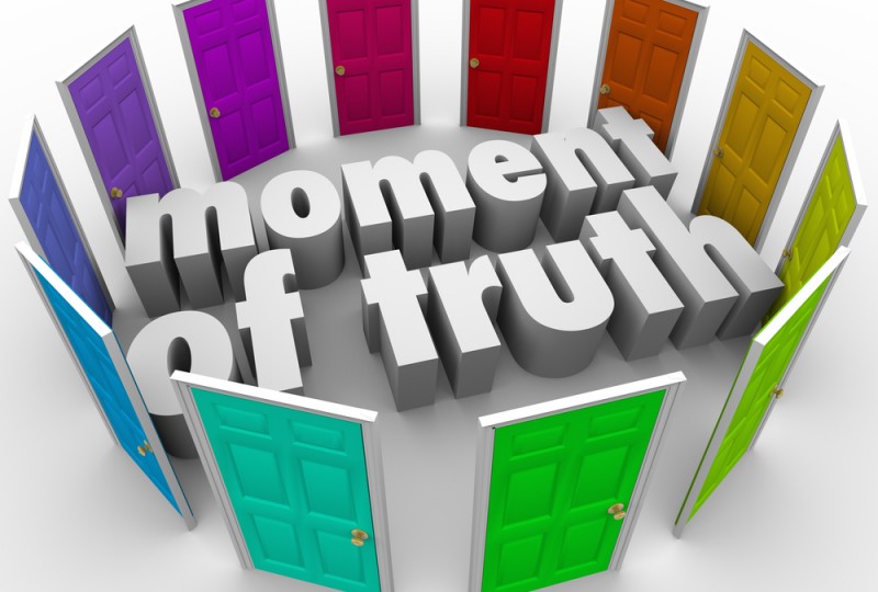 Customer journey “moments of truth”