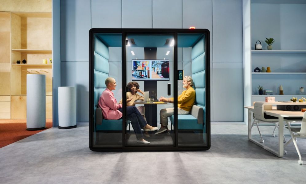 Hushoffice presents a new line of hushFree acoustic pods for work and meetings
