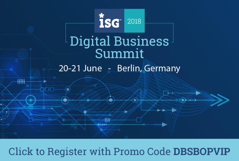 ISG to Host 2018 Digital Business Summit Series