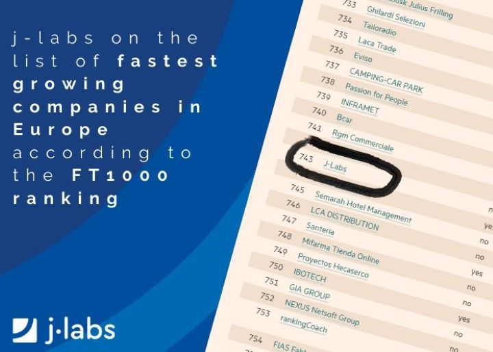 j-labs in the FT1000 ranking