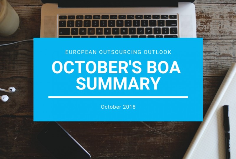 Outsourcing monthly update from BOA