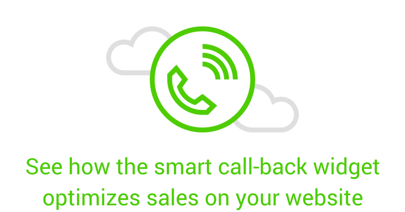 See how smart call-back widget works - video
