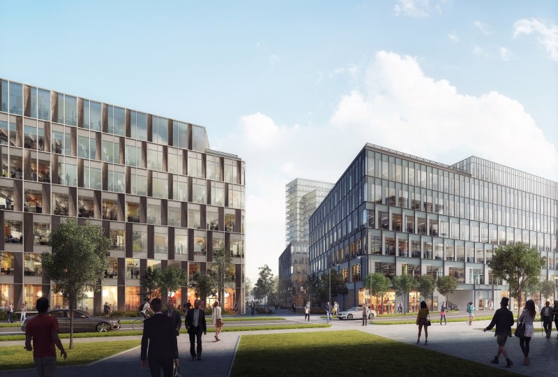Skanska is taking off with the second office building as part of the Nowy Rynek complex