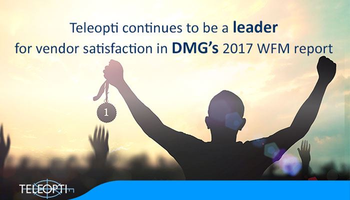 Teleopti continues to be a leader for vendor satisfaction in DMG Consulting’s 2017 WFM report