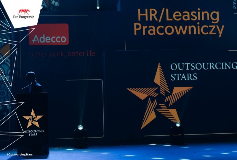 Adecco Gwiazdą Outsourcingu w kategorii HR / Leasing Pracowniczy 