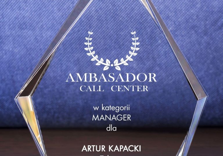 Artur Kapacki laureatem konkursu Ambasador Call Center 2016