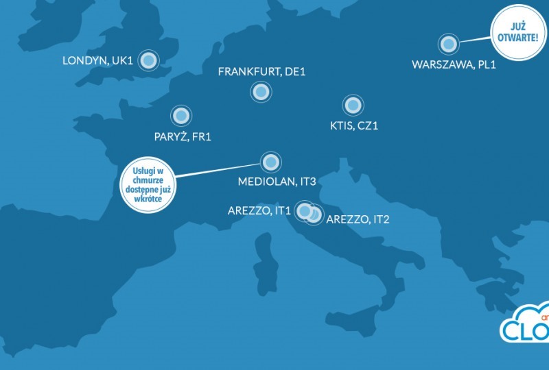 Aruba Cloud uruchamia nowe centrum danych w Polsce 