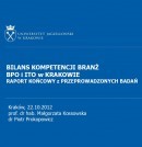 Bilans kompetencji branży BPO i ITO w Krakowie