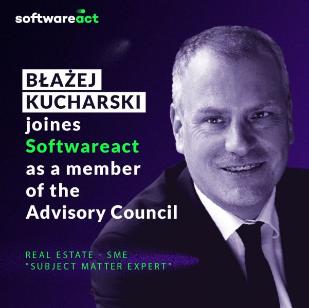 Błażej Kucharski nowym członkiem Rady Doradczej Softwareact