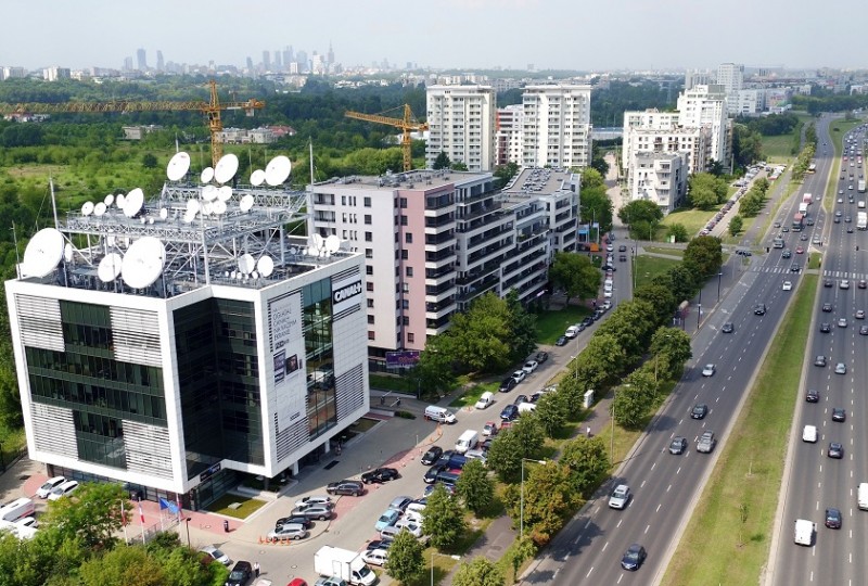 Budynek jednej ze stacji TV w Warszawie sprzedany