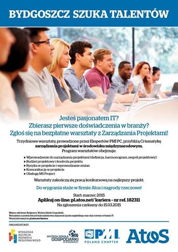 Bydgoszcz Szuka Talentów - warsztat z Zarządzania Projektami