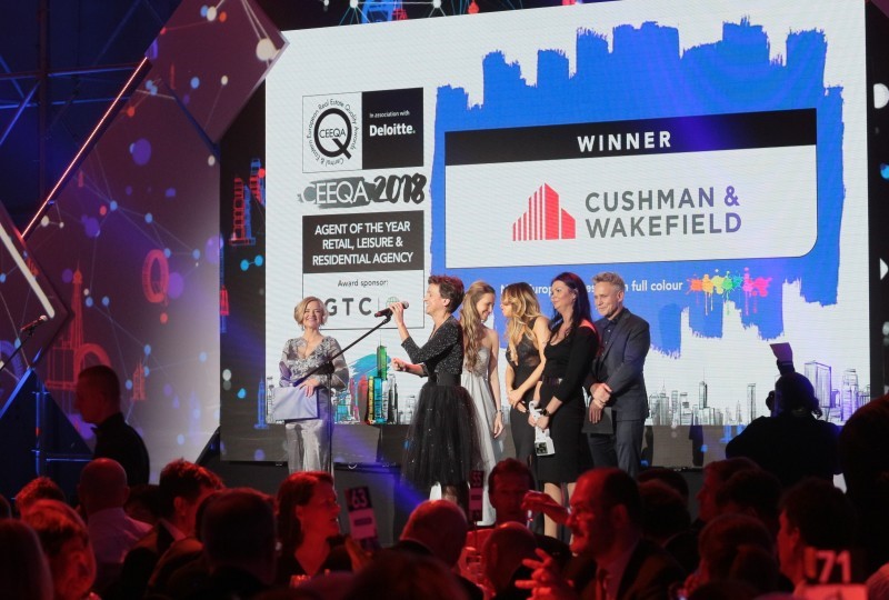 Cushman & Wakefield już trzeci rok z rzędu z nagrodą Retail & Leisure Agency roku 2018 w konkursie CEEQA