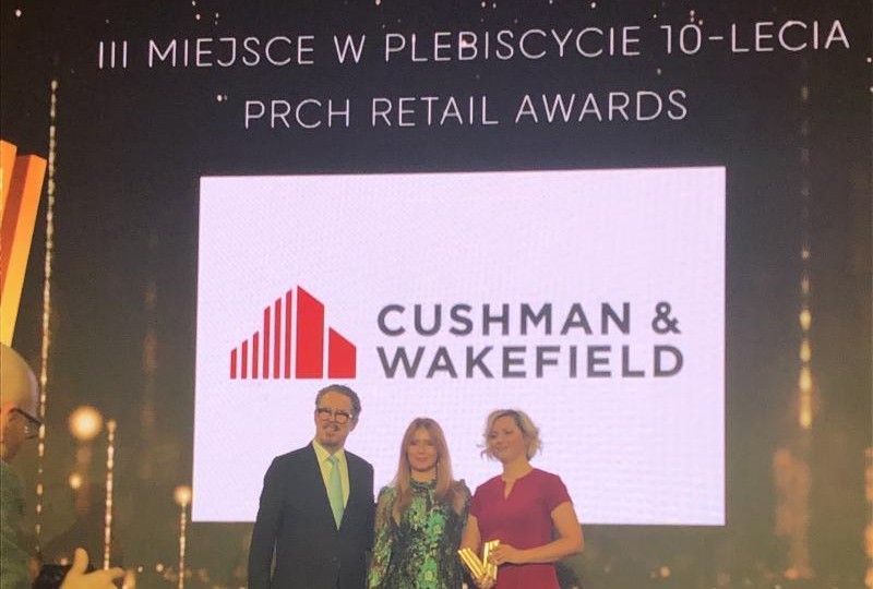 Firma Cushman & Wakefield zajęła 3. miejsce w konkursie PRCH Retail Awards