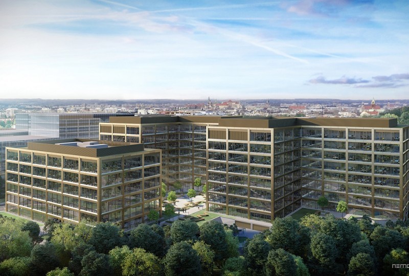 Grupa BUMA planuje wkrótce rozpoczęcie budowy kolejnego kompleksu biurowego TEN Office w Krakowie