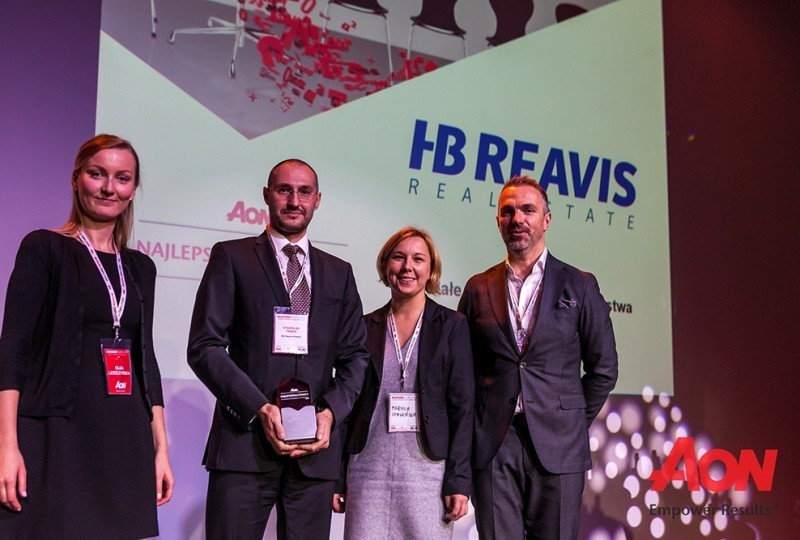 HB Reavis wyróżniony tytułem Najlepszego Pracodawcy 2016