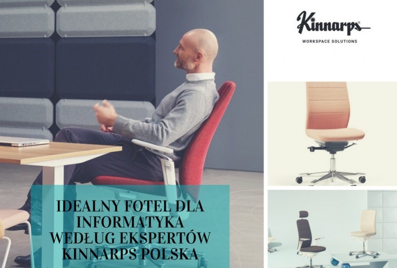 Idealny fotel dla informatyka według ekspertów Kinnarps Polska