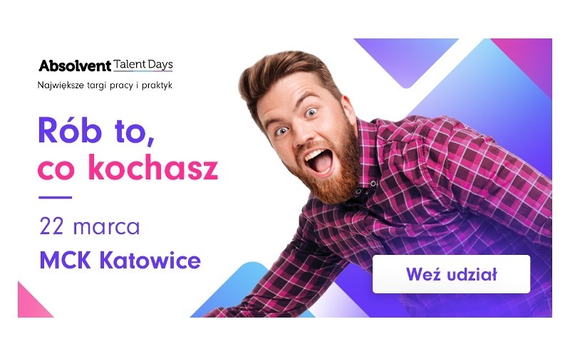 Już 22 marca widzimy się w Katowicach na kolejnej edycji Absolvent Talent Days –  największych targów pracy i praktyk w Polsce!