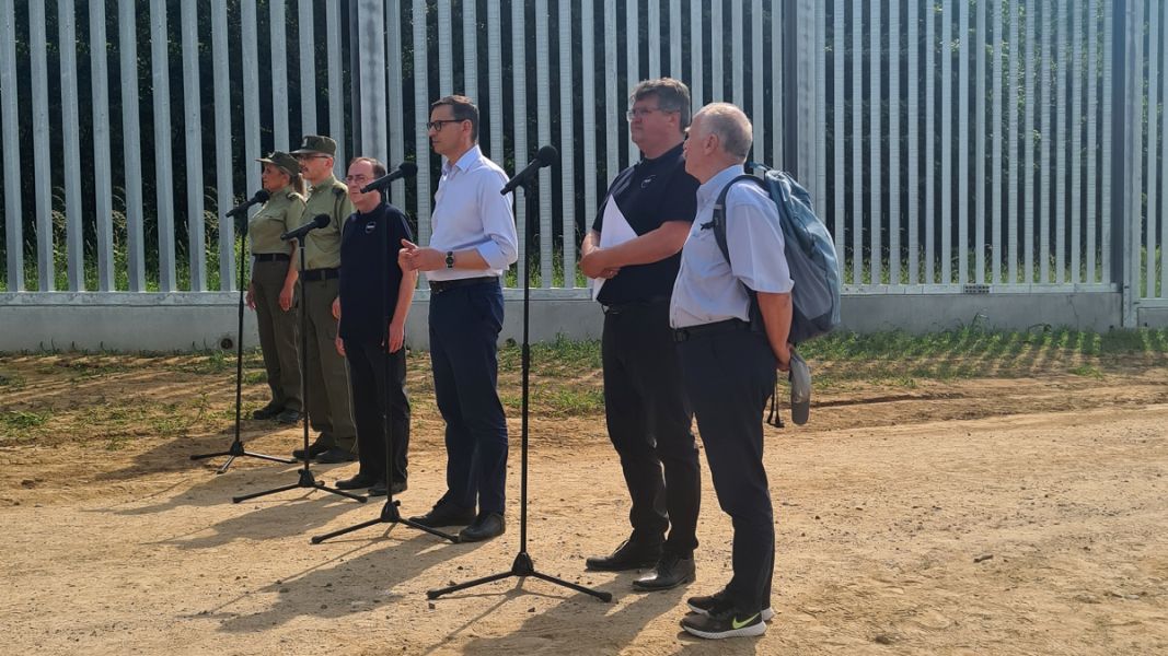 Kończą się prace przy zaporze na granicy polsko-białoruskiej