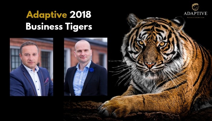 Krystian Bestry i Michał Bielawski nagrodzeni tytułem Tygrysów Biznesu 2018