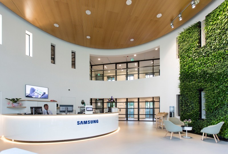 Nowe biuro Samsung zrealizowane przez Tétris w modelu Design & Build 