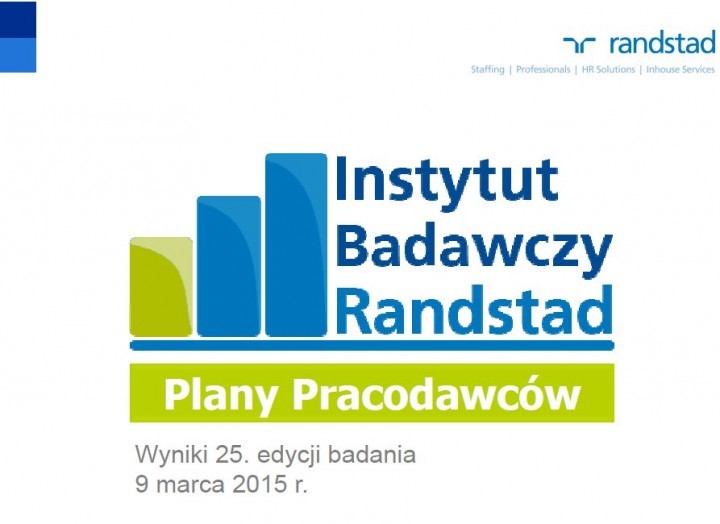 Plany Pracodawców - wyniki 25. edycji sondażu Instytutu Badawczego Randstad i TNS Polska