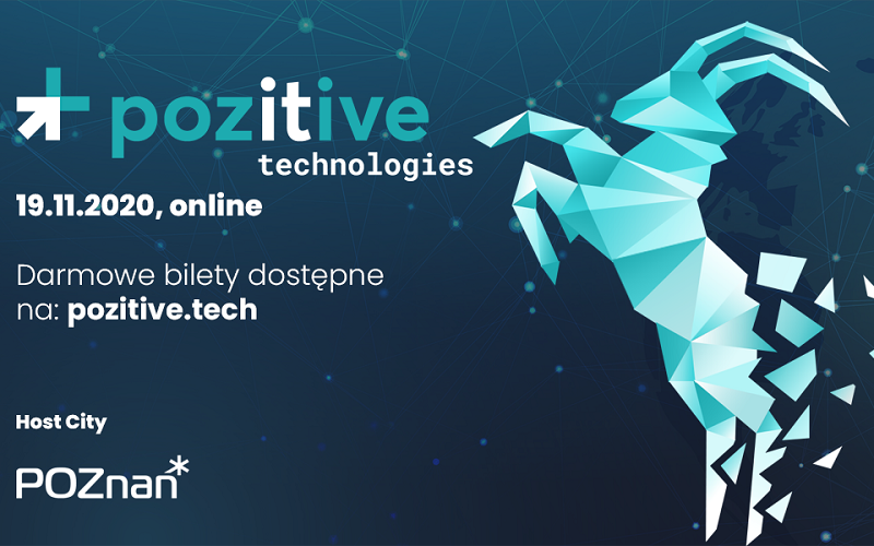 Poznańska konferencja POZITIVE TECHNOLOGIES 2020 platformą wymiany wiedzy i doświadczeń najlepszych specjalistów IT 