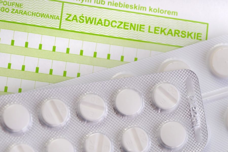Rekordowe liczby zwolnień lekarskich w Polsce