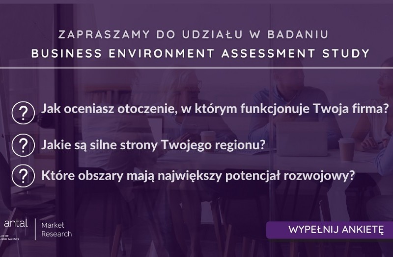 Ruszyła 3.edycja badania Antal Business Environment Assessment Study #BEAS