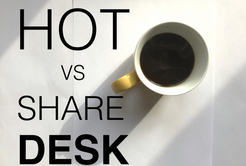 Sharedesking vs Hotdesking - dwa sposoby współdzielenia biurek
