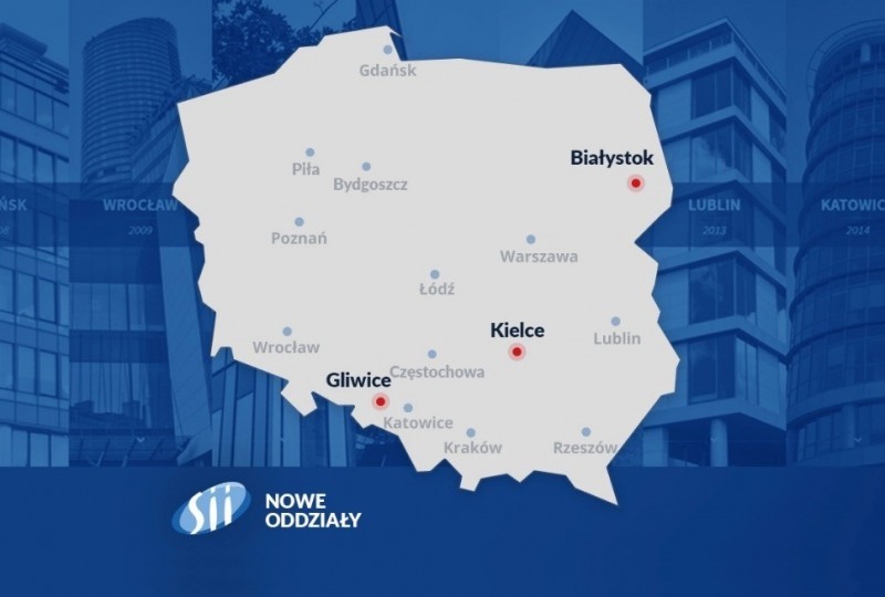 Sii Polska w październiku otworzyła biura w Białymstoku i Gliwicach