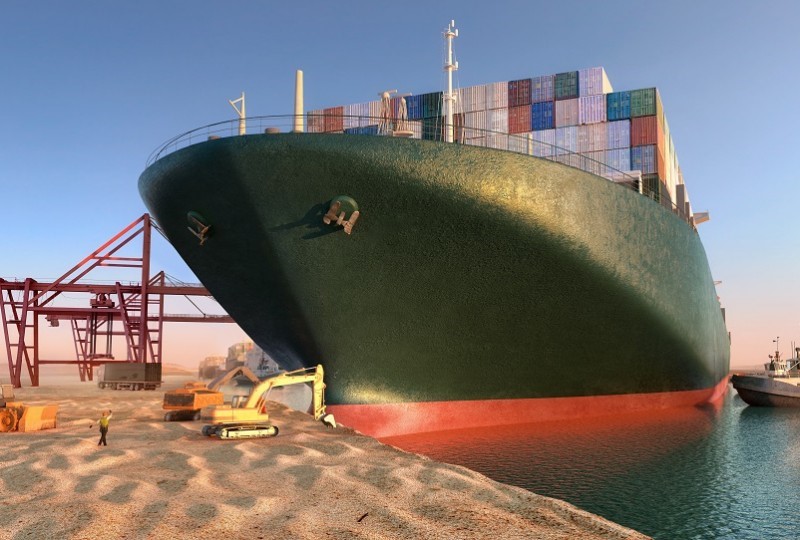 Słabość globalnego łańcuchu dostaw została obnażona przez zablokowanie Kanału Sueskiego 