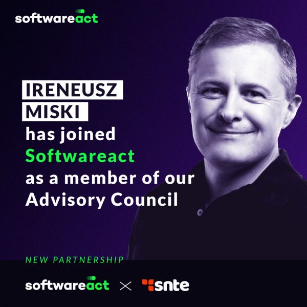 Softwareact zyskuje partnerstwo SNTE z Irkiem Miskim jako członkiem Rady Doradczej