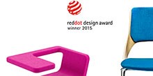 Trzy nagrody Red Dot Design Award 2015 dla grupy Kinnarps!