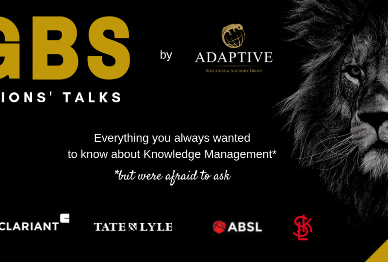 Uczta pełna wiedzy z Adaptive! Zaproszenie na GBS Lions Talks w Łodzi (10.10.2019)