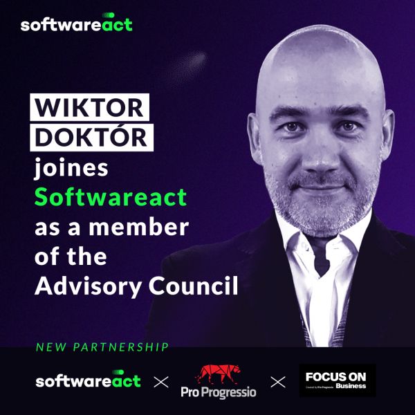 Wiktor Doktór dołączył do Rady Doradczej Softwareact
