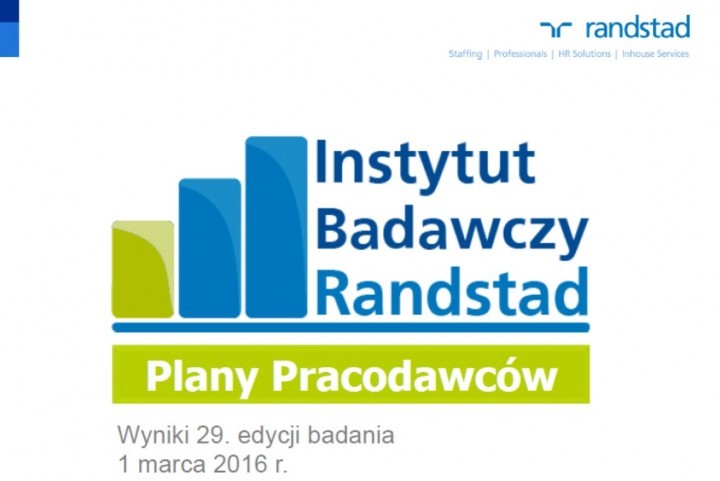 Wyniki 29. edycji sondażu „Plany Pracodawców” Instytutu Badawczego Randstad
