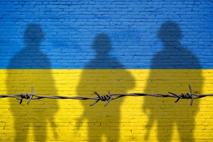 Zmęczeni wojną Ukraińcy w Polsce