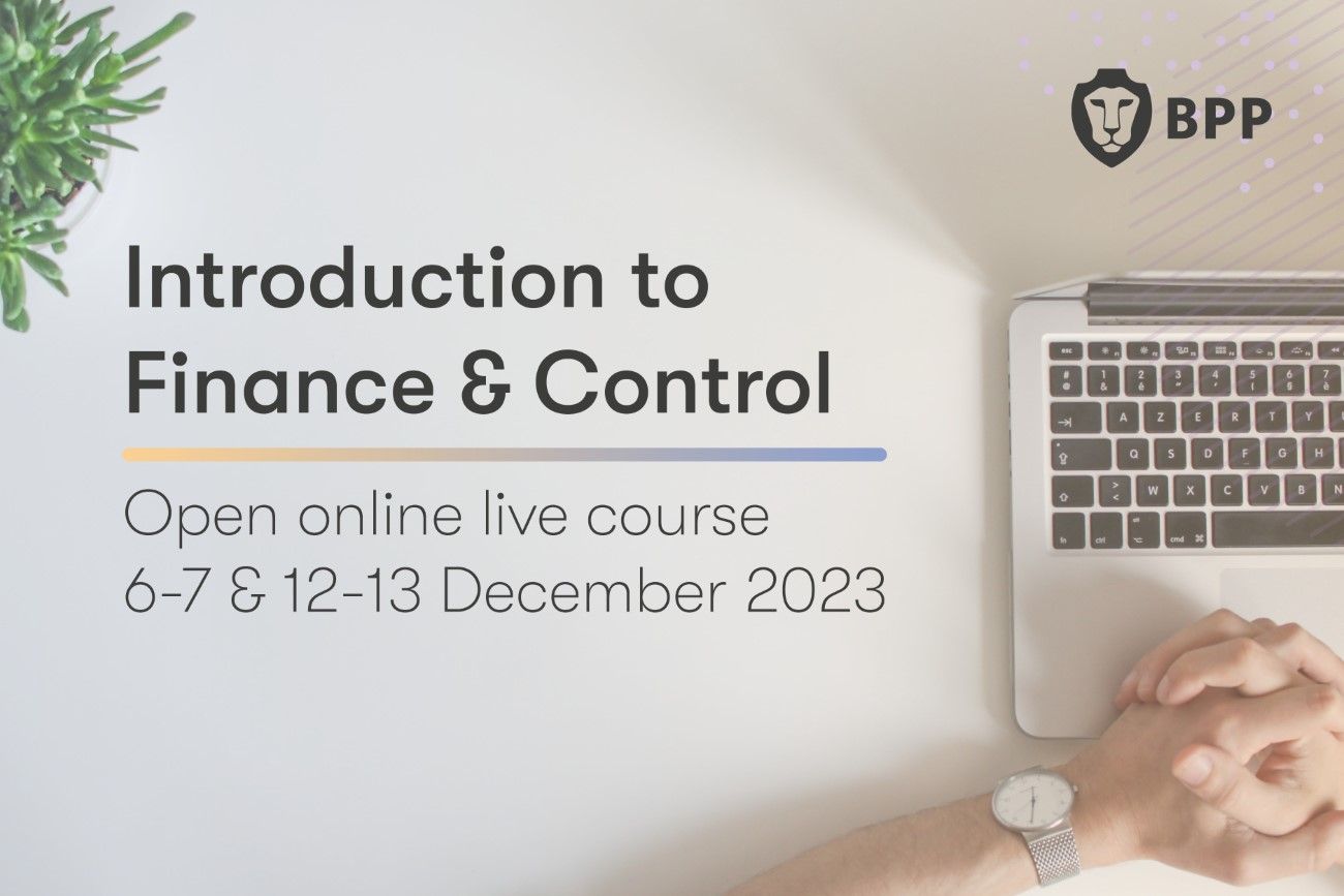 Open online live course Introduction to Finance and Control